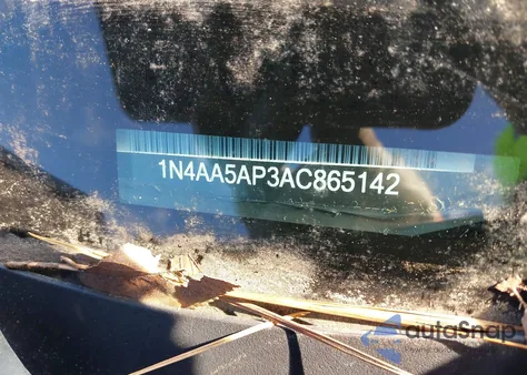 2010 Nissan Maxima 3.5 Sv из США, поврежденный, VIN 1N4AA5AP3AC865142